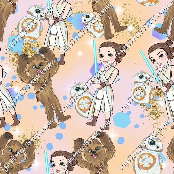 Star Worlds Princess Leia Pastel