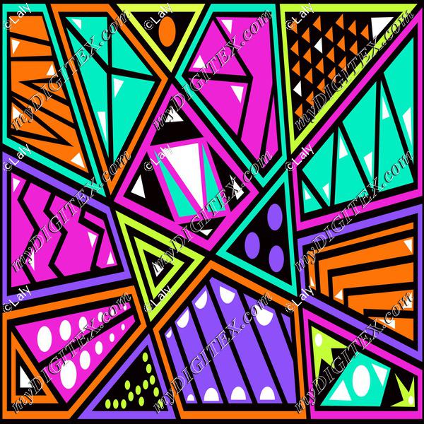 Colorful abstract shapes