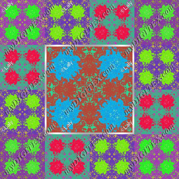 Spots in squares