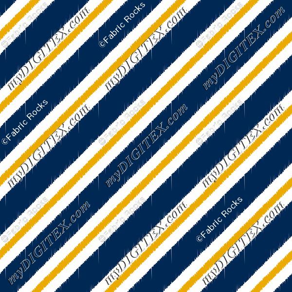 blue diagonal gold WV Geometric | Stripes - fabric pattern design