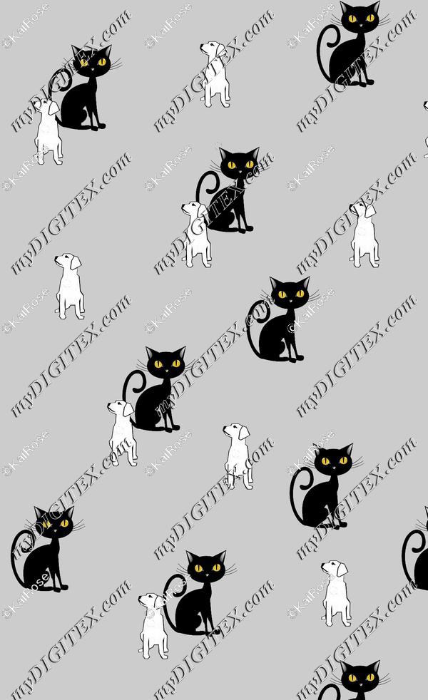 Cats & Dogs Pattern