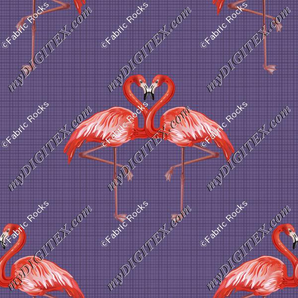 Flamingo Lovers Linen Look