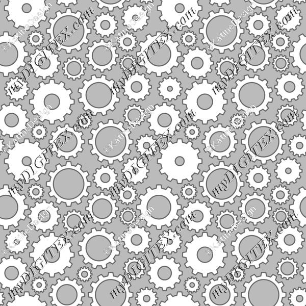 gears on grey background