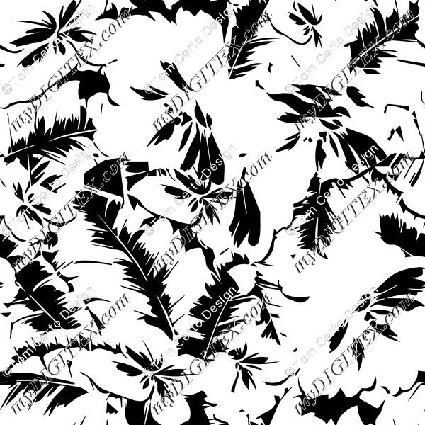 Foliage texture abstract print