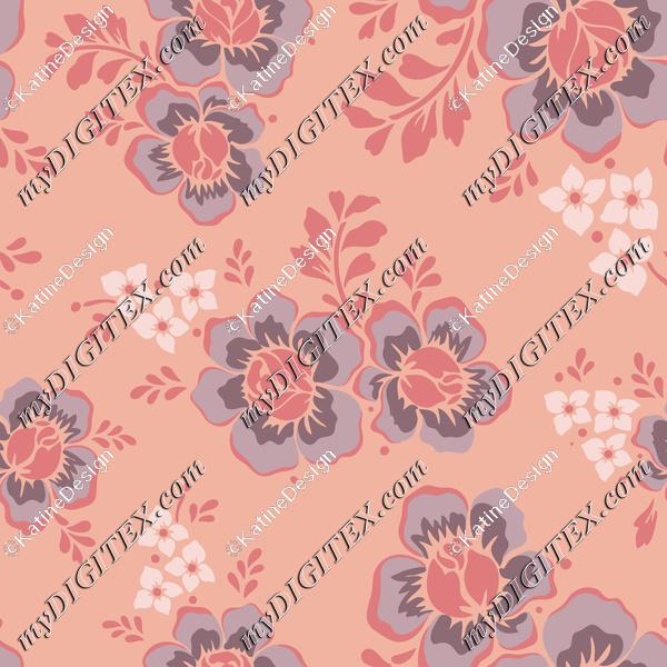 flowers-5657172 seamless pattern peach