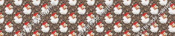 Christmas Cheeky Santa Animal Print