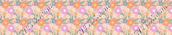 Groovy Floral Pastel Large