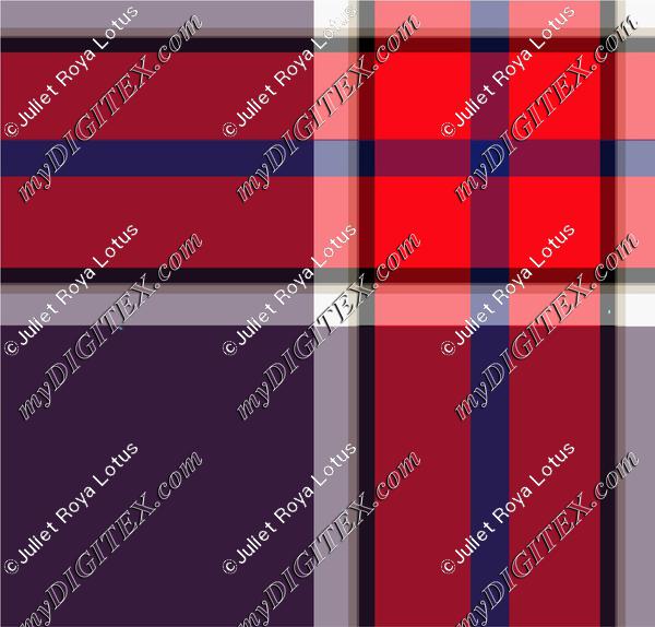 Plaid Golden ratio red purple