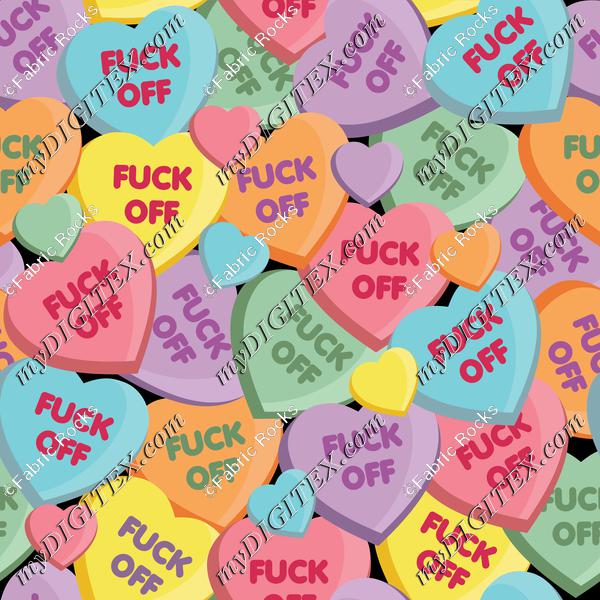 Fuck Off - Candy Hearts
