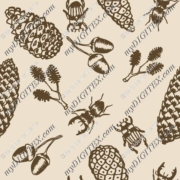 Pincones and Insects-12x12-300-Cones and Insects -012