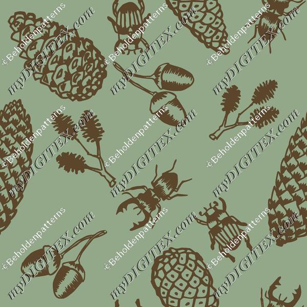 Pincones and Insects-12x12-300-Cones and Insects -007