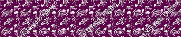 Dinosaur Bones Purple Small