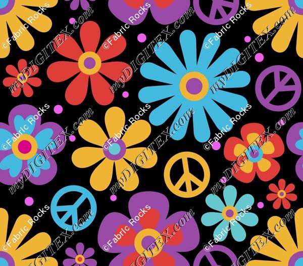 Hippie Love Funky Flowers