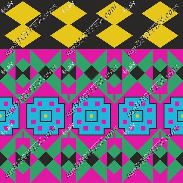 Shapes rows pattern