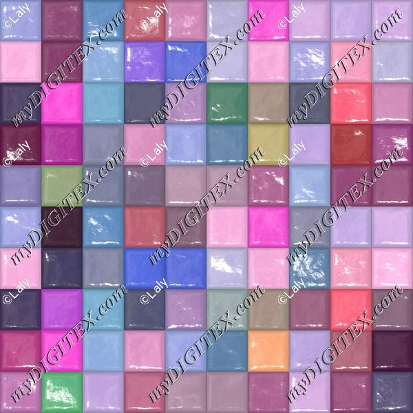 Pastel 3d tiles pattern