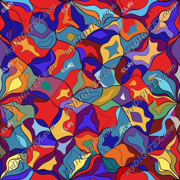 Colorful abstract shapes