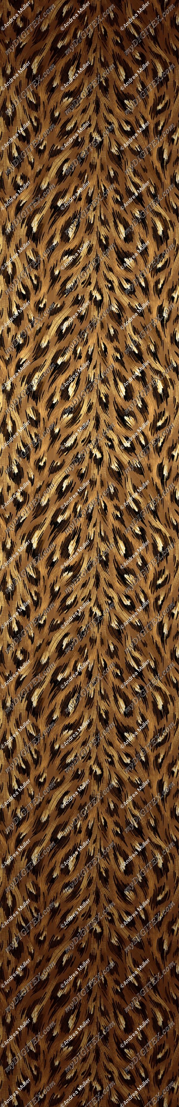 Textured Leopard Print - Brown Gradient