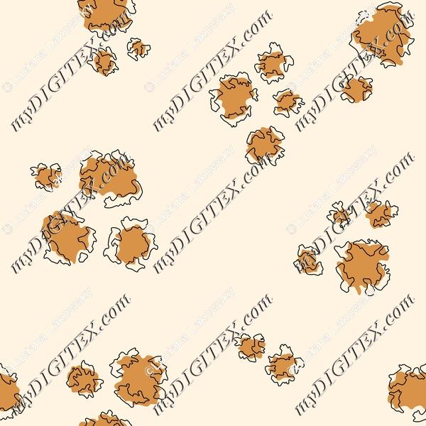 Cute animal print spots pattern