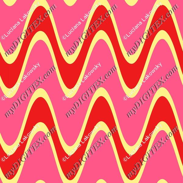 Abstract geometric sound wave pattern