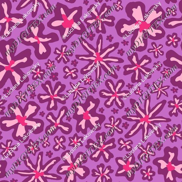 Cute kidsweear girly floral pattern