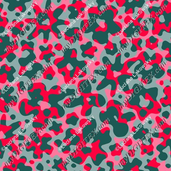 Colorful abstract floral pattern