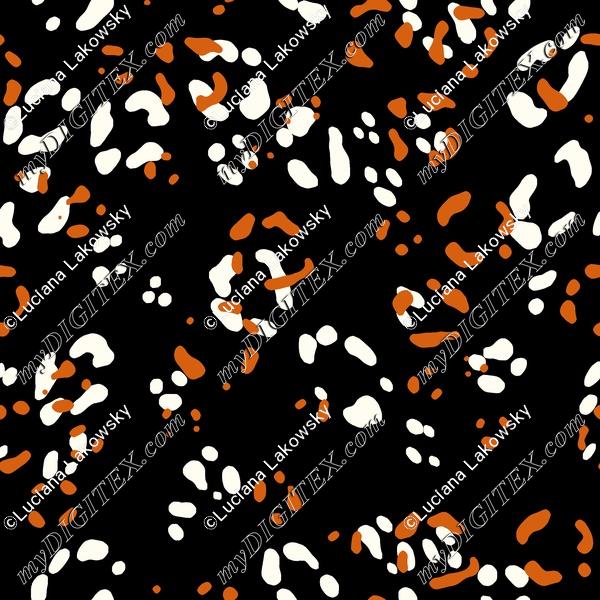 Abstract animal print spots