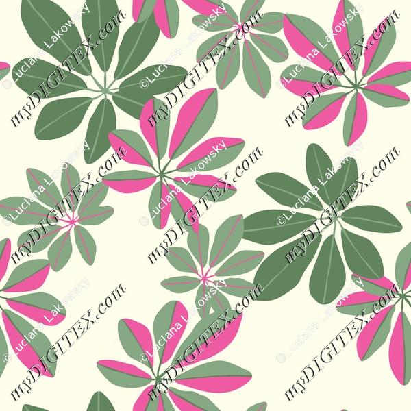 Elegant floral leaves design