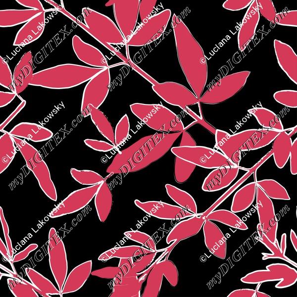 Elegant dark floral