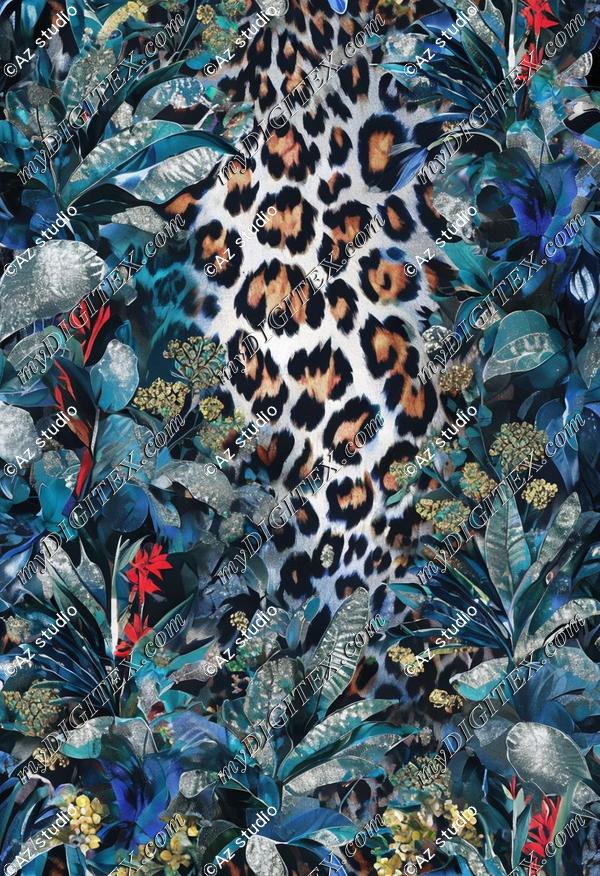 Tropical Jungle Leopard
