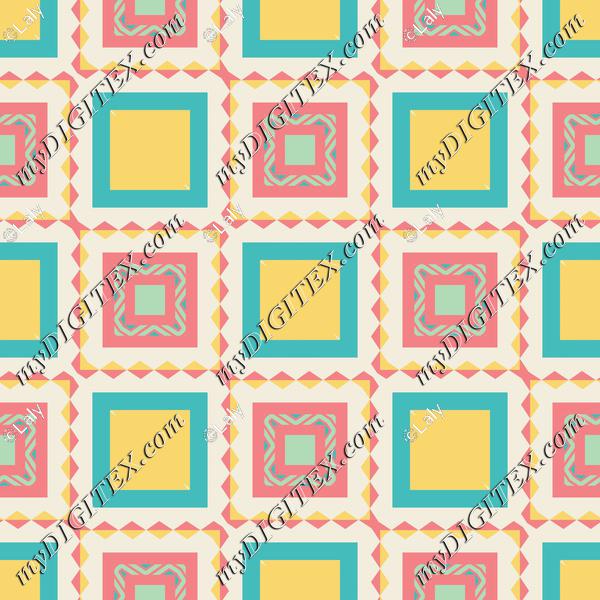 Pastel squares pattern