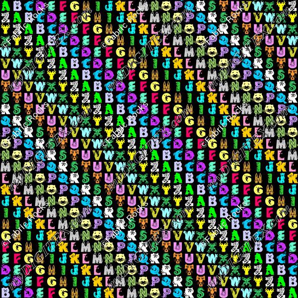 Critter Alphabet (colorful)