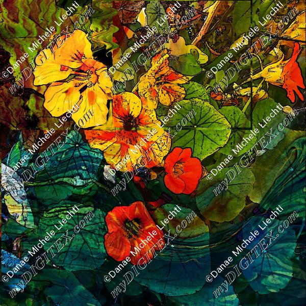 marbled nasturtium print300