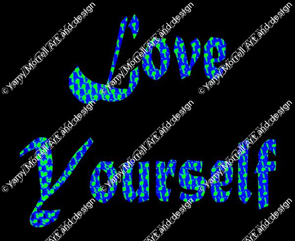 Love yourself-Blueblack