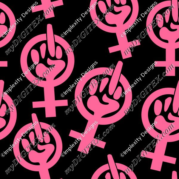 Feminist Finger (pink)