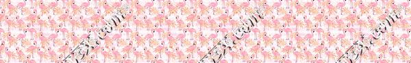 Tropical Christmas Flamingos Pink