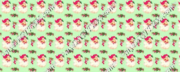 Pink Santa Layers for print Green