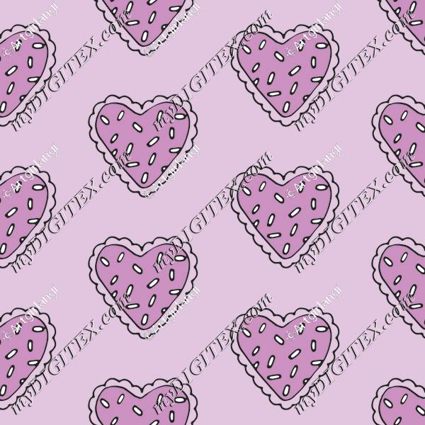 purple heart pattern