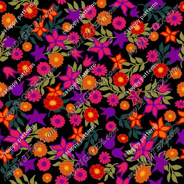 Ditsy prints bright blooms colorful florals