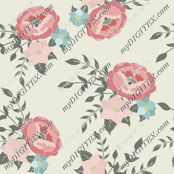 English Home Romantic Pink Floral
