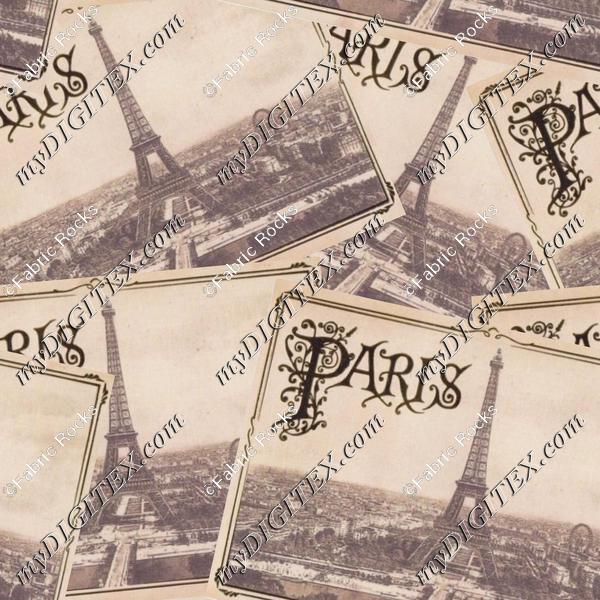 Retro Paris Postcards
