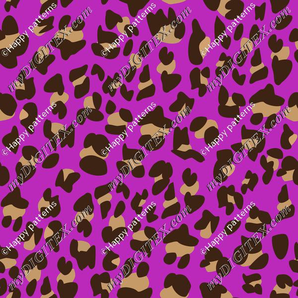 Leopard skin, Cheetah skin on purple