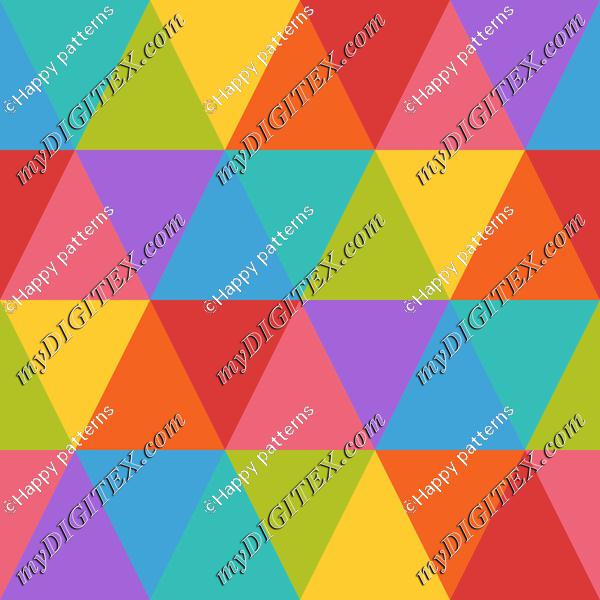 Abstract Geometric Rainbow Pattern