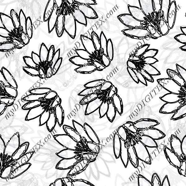 Polyester Warp Knit Knitting Floral Black Polyester Lace Gsm-293