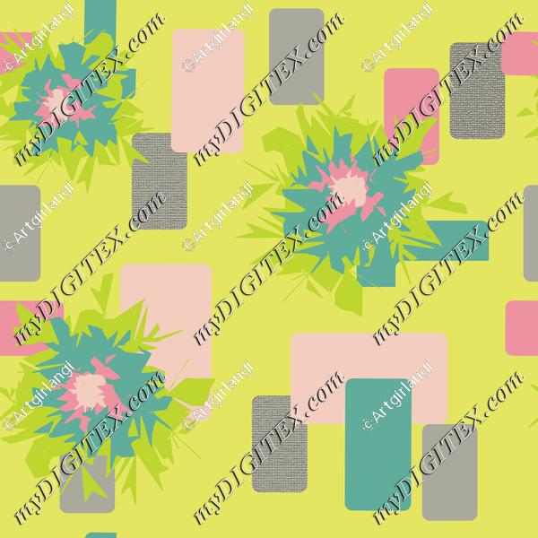 Graphic Flower Yellow Background-01