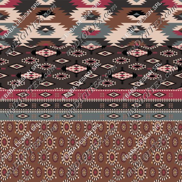 PRINT ETHNIC URBAN CHIC VAR 1-45 CMX 45 CM