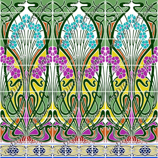 Art Nouveau Tile