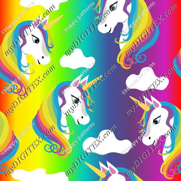 Rainbow Unicorns on Rainbow