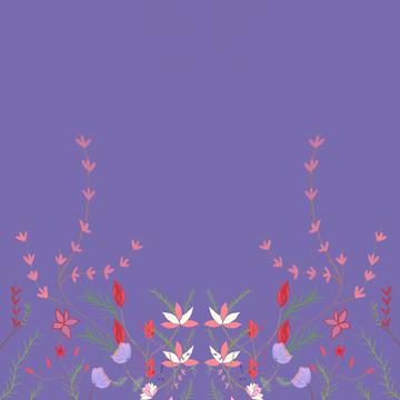 Sakina(no repeat pattern- violet)