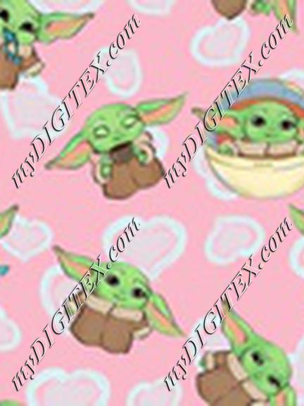 Baby Yoda Pink