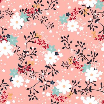 Pastel Pink Floral Garden-01